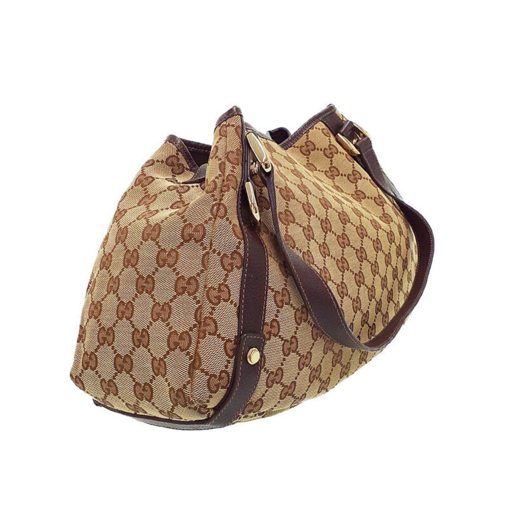 Gucci GG Abbey Bag Canvas Shoulder Tote Line